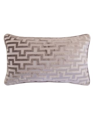 Jasmine Modern Maze Decorative Pillow, 12" x 20"