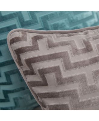 Jasmine Modern Maze Decorative Pillow, 12" x 20"