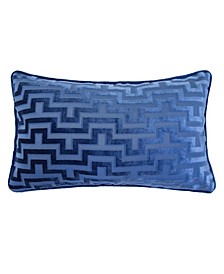 Jasmine Modern Maze Rectangle Decorative Throw Pillow