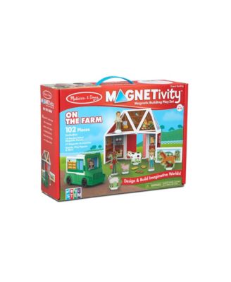 melissa and doug farm and tractor set