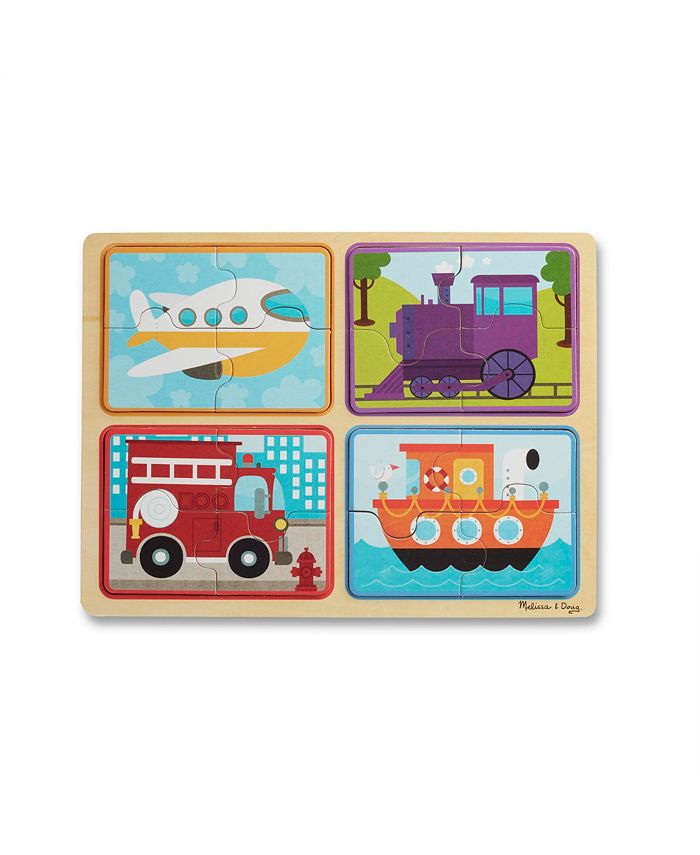 Melissa and Doug Wooden Puzzle - Ready, Set, Go - Macy's