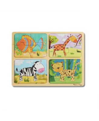 Melissa and Doug Np Wooden Puzzle - Animal Patterns