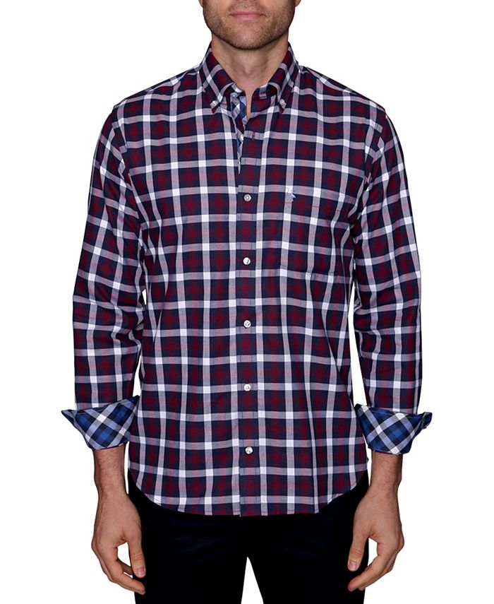 TailorByrd Men's Classic Plaid ButtonDown Shirt Macy's