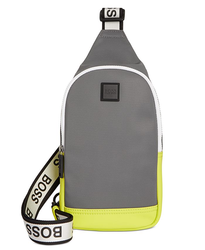 Hugo Boss BOSS Men's Hyper Colorblocked OneStrap Mini Backpack Macy's