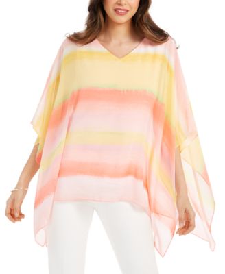 売れ筋商品|||ジェイエムコレクション カットソー トップス レディース Petite Poncho Top, Exclusively at Macy's Neo Natural Jm Collection Petite Poncho Top, Exclusively At Macy's In