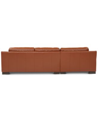 CLOSEOUT! Darrium 2-Pc. Leather Sofa with Chaise, Created for Macy's