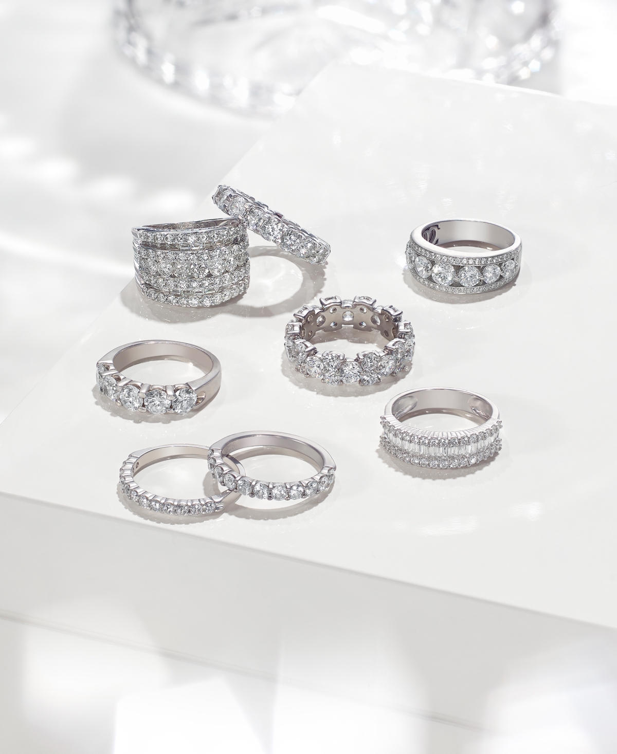 Macy's Diamond Eternity Band (4 Ct. T.w.) In 14k White Or Yellow Gold In Yellow Gold