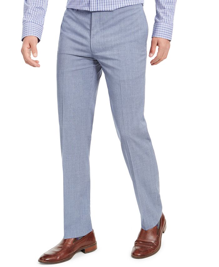 Calvin Klein Men's Slim-Fit Performance Stretch Wrinkle-Resistant Solid Dress  Pants & Reviews - Pants - Men - Macy's