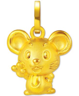 Chow Tai Fook - Rat Charm Pendant in 24K Gold