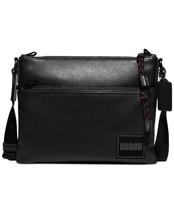 COACH Men's Pacer Leather Crossbody Bag & Reviews All Accessories
