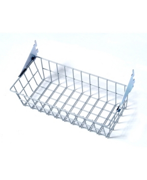 Triton Products Storability Coated Steel Wire Basket with Lock-On Hanging Brackets