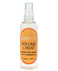 Volume + Heat Protector Spray with Argan Oil, 3.38 Ounce