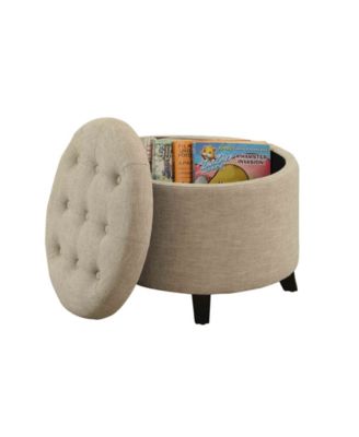 Designs4Comfort Round Ottoman