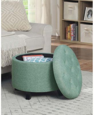 Designs4Comfort Round Ottoman