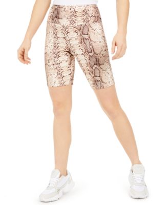 Bar III Bodycon Printed Biker Shorts, Created for&nbsp;...
