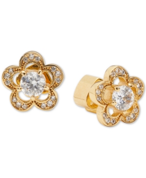 image of Kate Spade New York Crystal Flower Stud Earrings