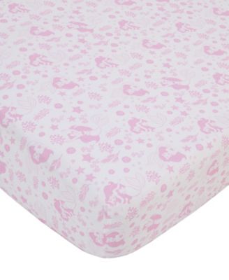 little mermaid crib sheets