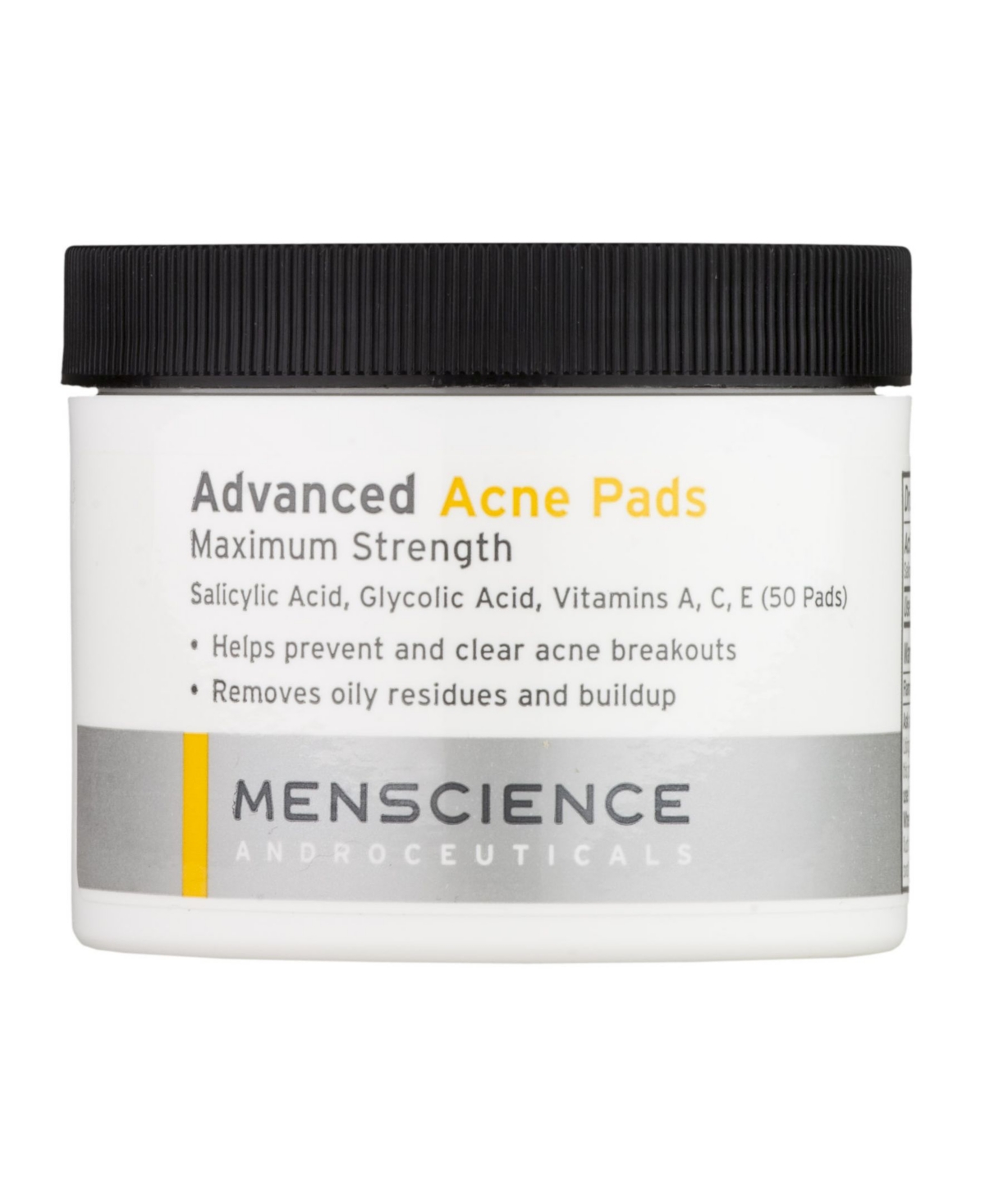 Advanced Acne Pads Face & Body For Men, 50 pads