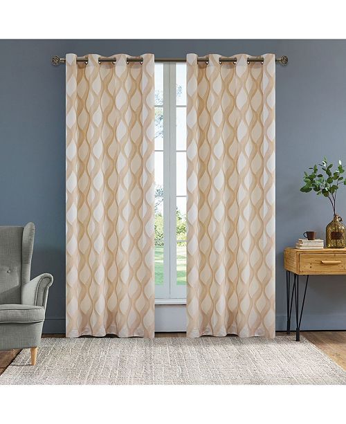 Lyndale Decor Rivoli Room Darkening Curtain 84 L X 54 W