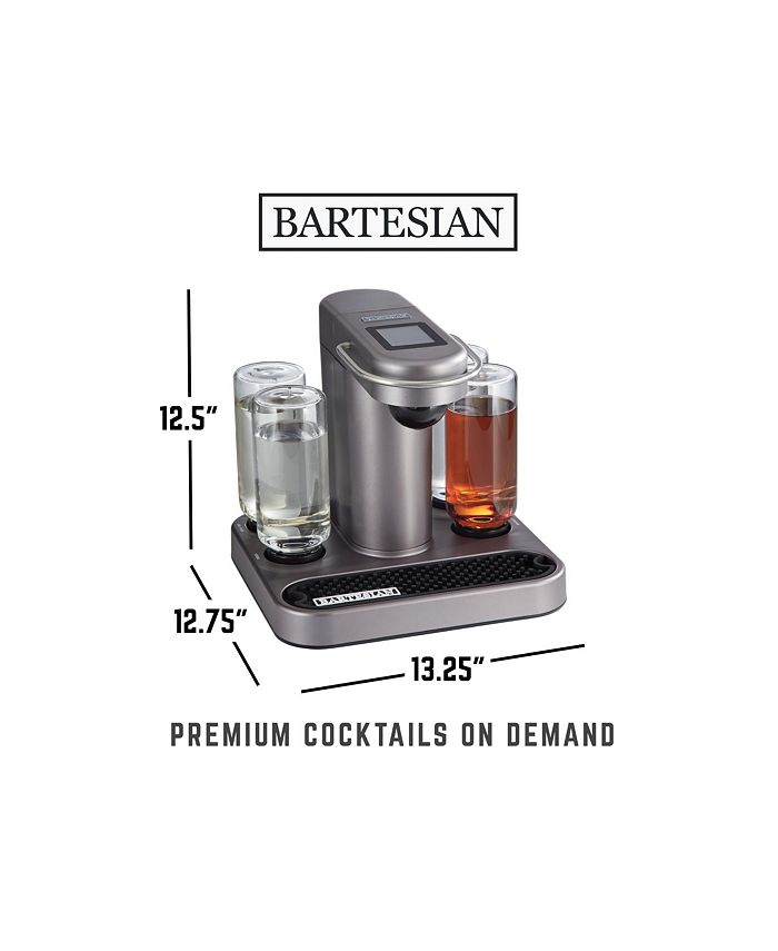 Bartesian Premium Cocktails On Demand with 5 Premium Glass Bottles Macy's
