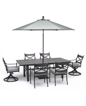 Montclaire Outdoor Aluminum 7-Pc Dining Set (84