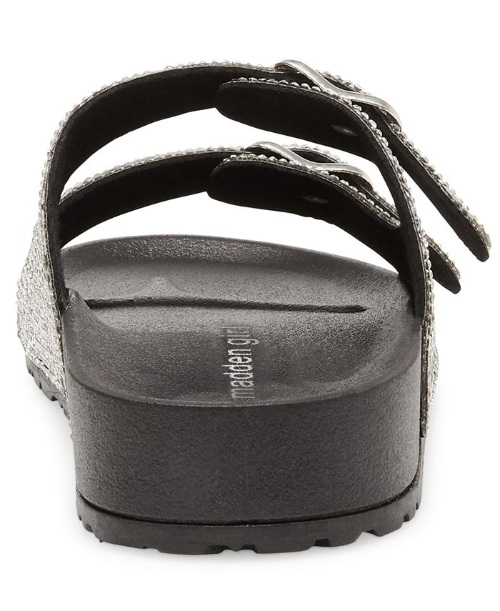 Madden Girl TeddyR Rhinestone Footbed Sandals & Reviews Sandals