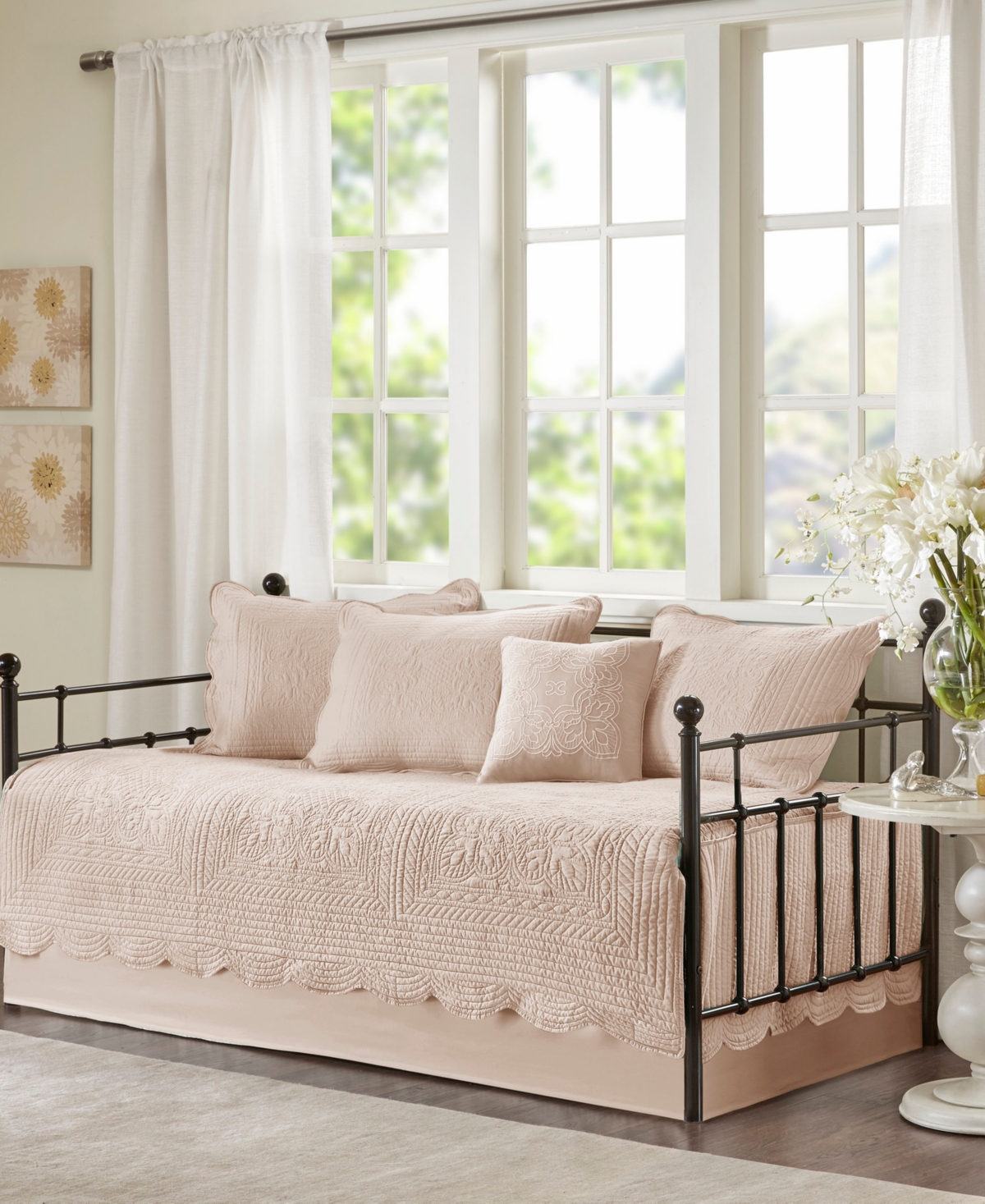 Madison Park Tuscany 6-pc. Quilt Set, Daybed In Blush