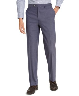 Sean John - Men's Classic-Fit Blue Solid Suit Pants