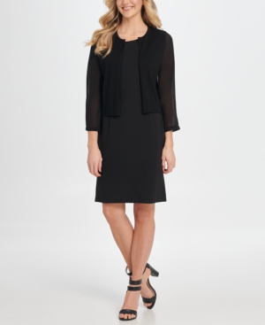Dkny Georgette Sleeve Cardigan
