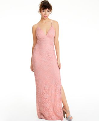 macys womens pink dresses