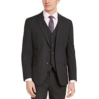 Alfani Men's Two-Button Closure Four-Button Cuffs Slim-Fit Stretch Solid Suit Jacket (various sizes in Charcoal)