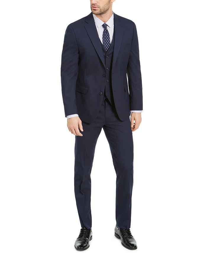 Alfani Men's SlimFit Stretch Solid Suit Separates, Created for Macy's