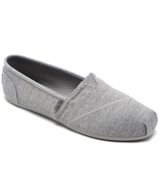 Skechers Women's Bobs Plush - Express Yourself Flats, Gray, 6.5