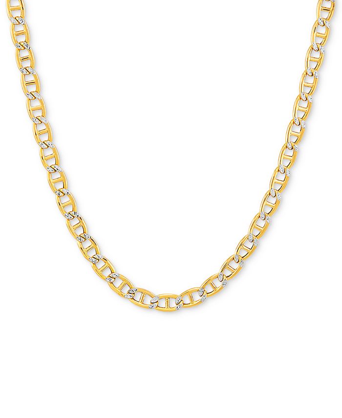 Italian Gold Two Tone Mariner Link 24