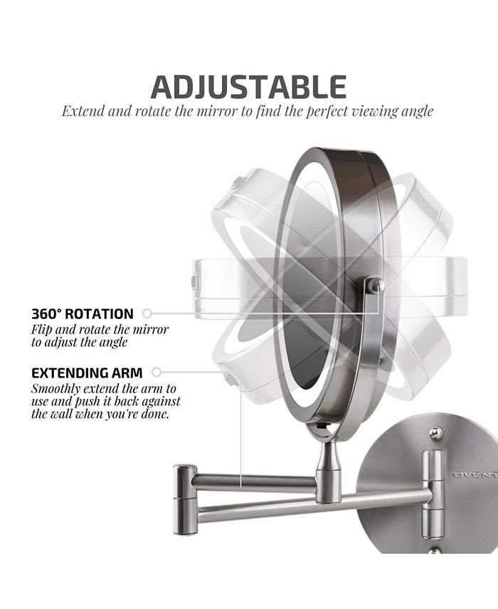 OVENTE Wall Mount LED Lighted Makeup Mirror Macy's