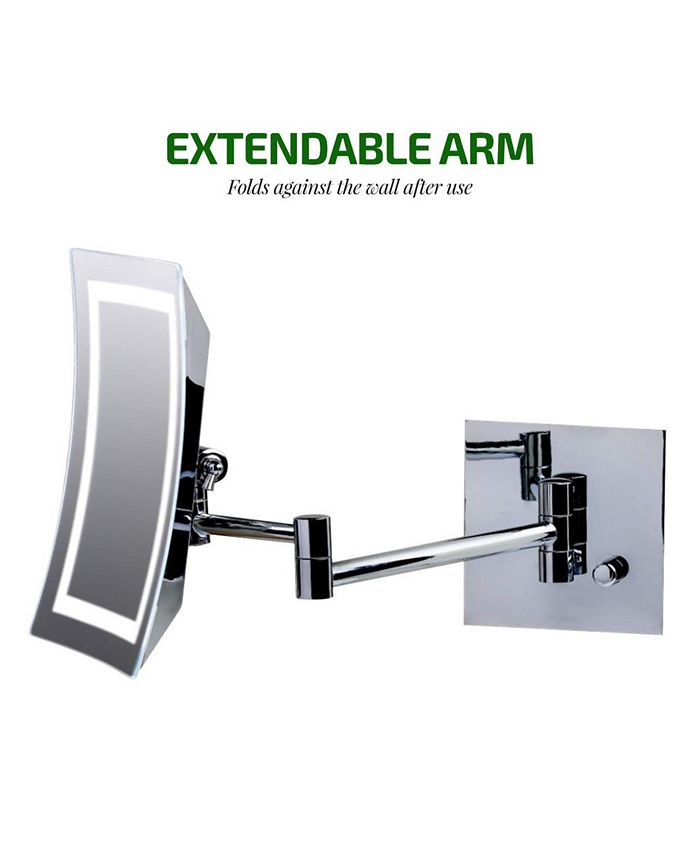 OVENTE Wall Mount Mirror with Diffused LED Ring Light Macy's