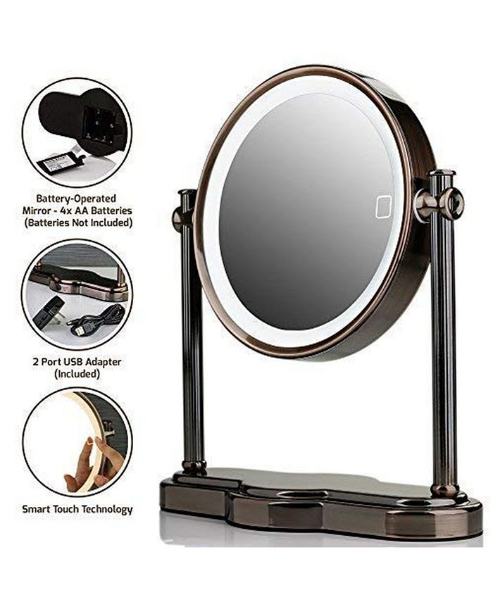OVENTE LED Lighted Makeup Mirror, Tabletop Vanity Mirror Macy's