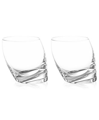 Nambé - Tilt Double Old Fashioned Glasses, Set of 2