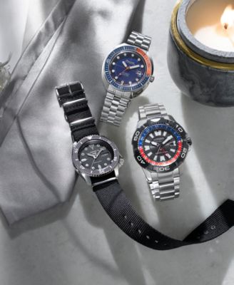 macy's seiko divers watch