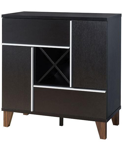 Furniture Of America Jule Storage Wine Bar Cabinet Reviews Home Macy S