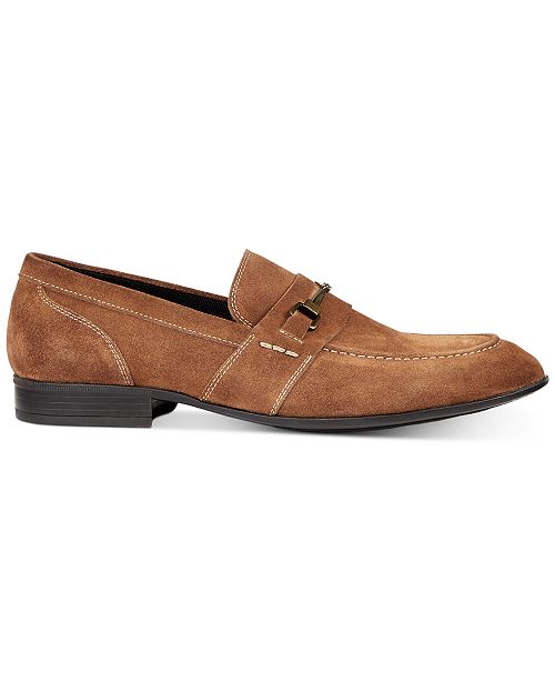 Alfani Men's Chester Suede Bit Loafers, Created for Macy's & Reviews ...