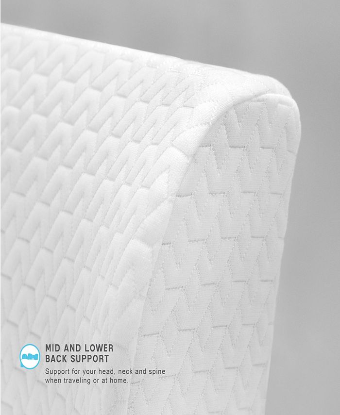 SensorPEDIC Supportive Memory Foam Lumbar Pillow Macy's