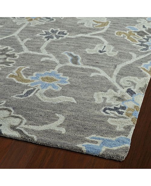 Kaleen Helena 320975 Gray 2'6" x 12' Runner Rug & Reviews Rugs Macy's