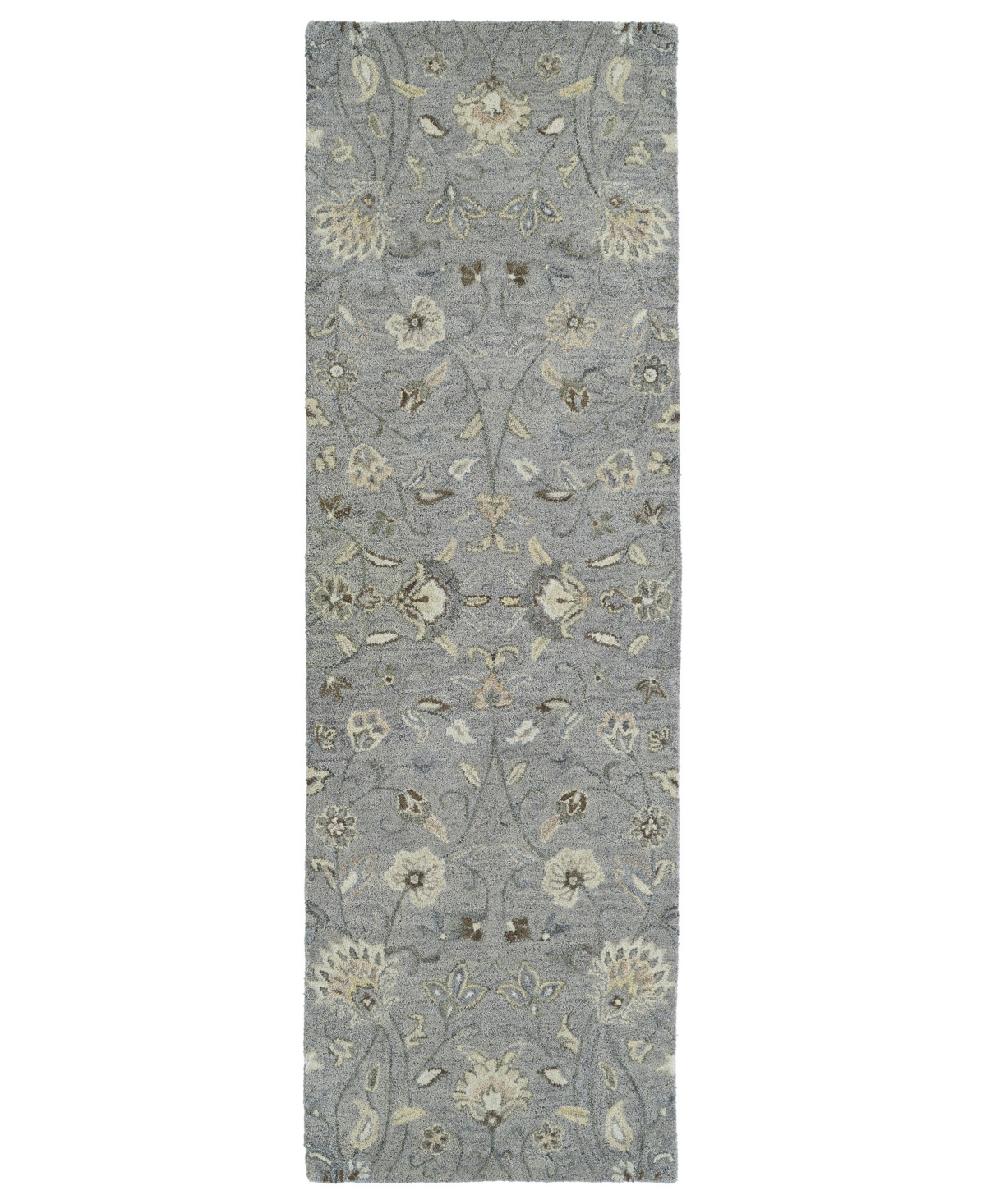 Kaleen Helena 3208-75 Gray 2'6in x 12' Runner Rug - Grey
