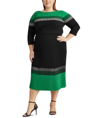 macys ralph lauren plus size dresses