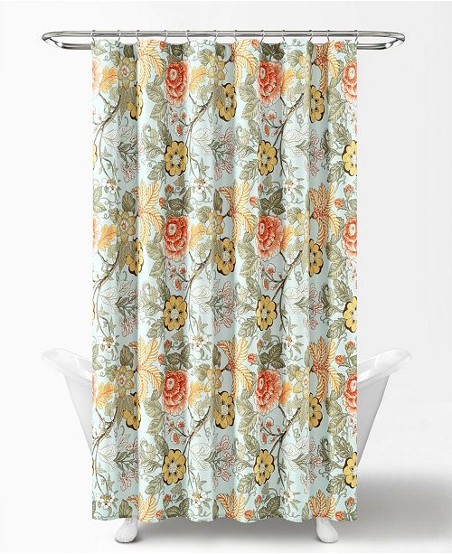Lush Décor Sydney 72" x 72" Shower Curtain & Reviews Shower Curtains