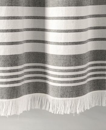Lush Décor - Nantucket Yarn Dyed Cotton 72" x x72" Shower Curtain