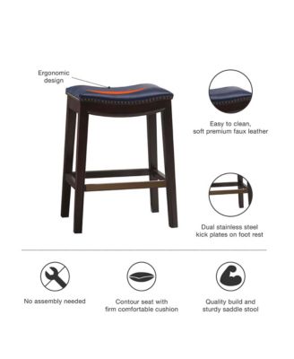 Belfast Saddle Counter Stool