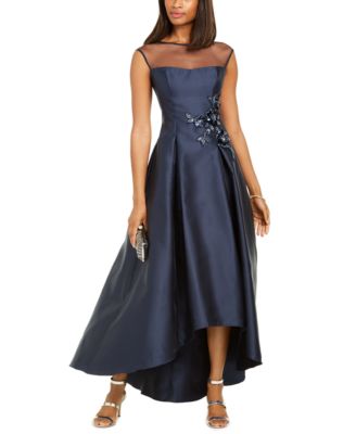 Adrianna Papell Illusion High-Low Gown 