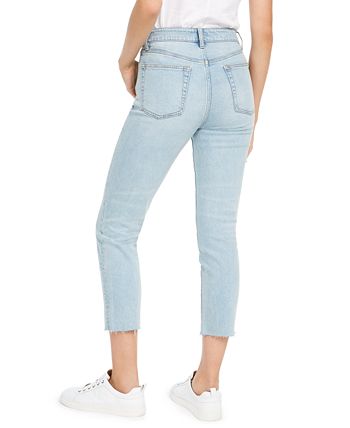 OAT High-Rise Skinny Button Fly Jeans